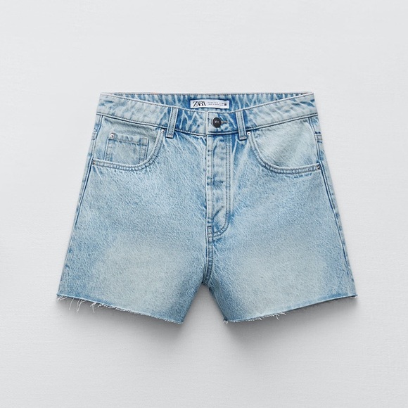 ZARA denim shorts- BNWT - Picture 1 of 6